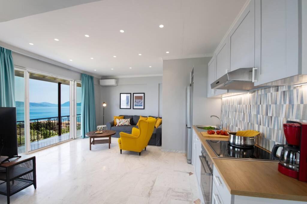 2Br House In Nikiana With Stunning Sea View Lägenhet Exteriör bild